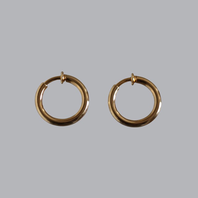 【Hoop small】earrings / gold
