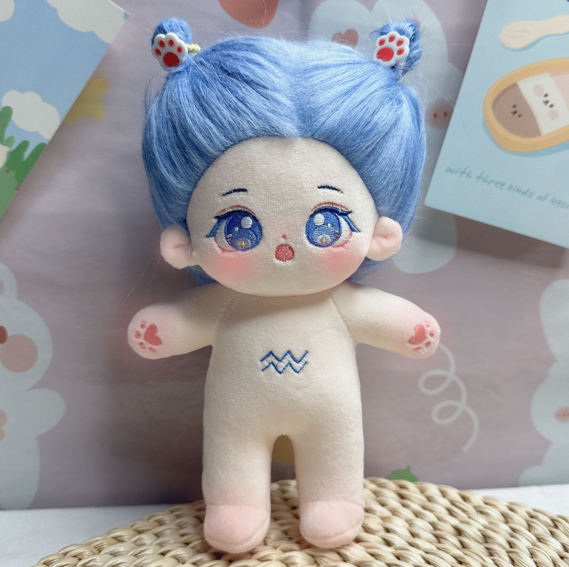20cm ぬいぐるみ 本体 かわいい 12星座シリーズ 骨あり 無属性 人形