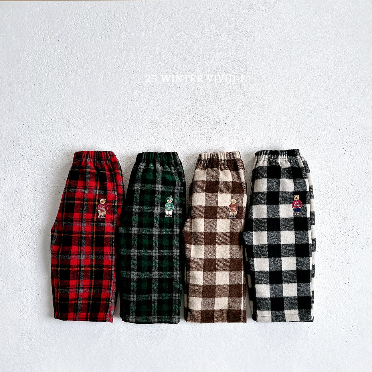 checked bear pants【VIVID】※12月下旬〜1月上旬発送予定
