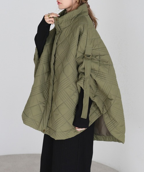 スリーブアレンジポンチョコート