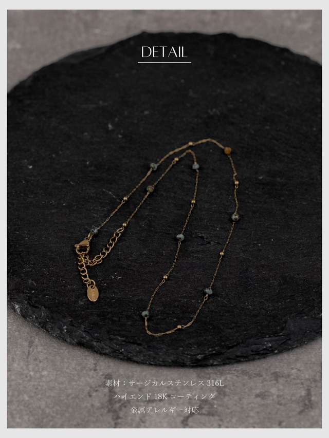 Necklace -Gold-