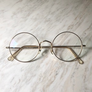 vintage ALGHA WORKS deadstock glasses "round"