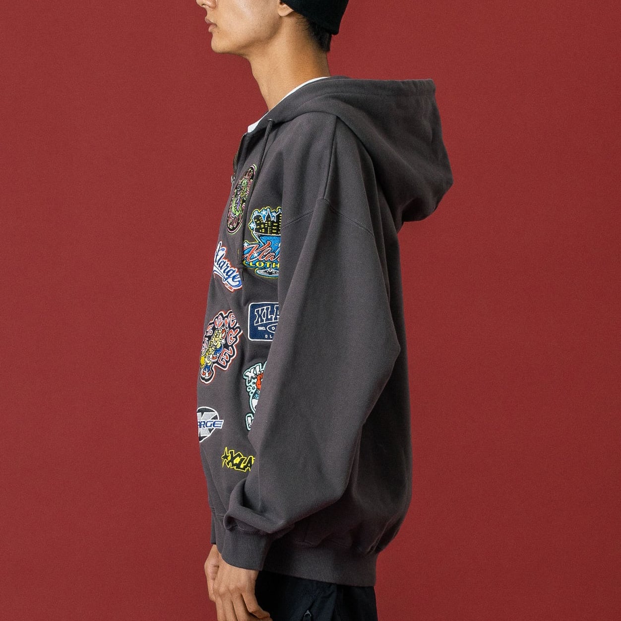 XLARGE（エクストララージ） MULTI LOGO ZIP UP HOODED SWEATSHIRT