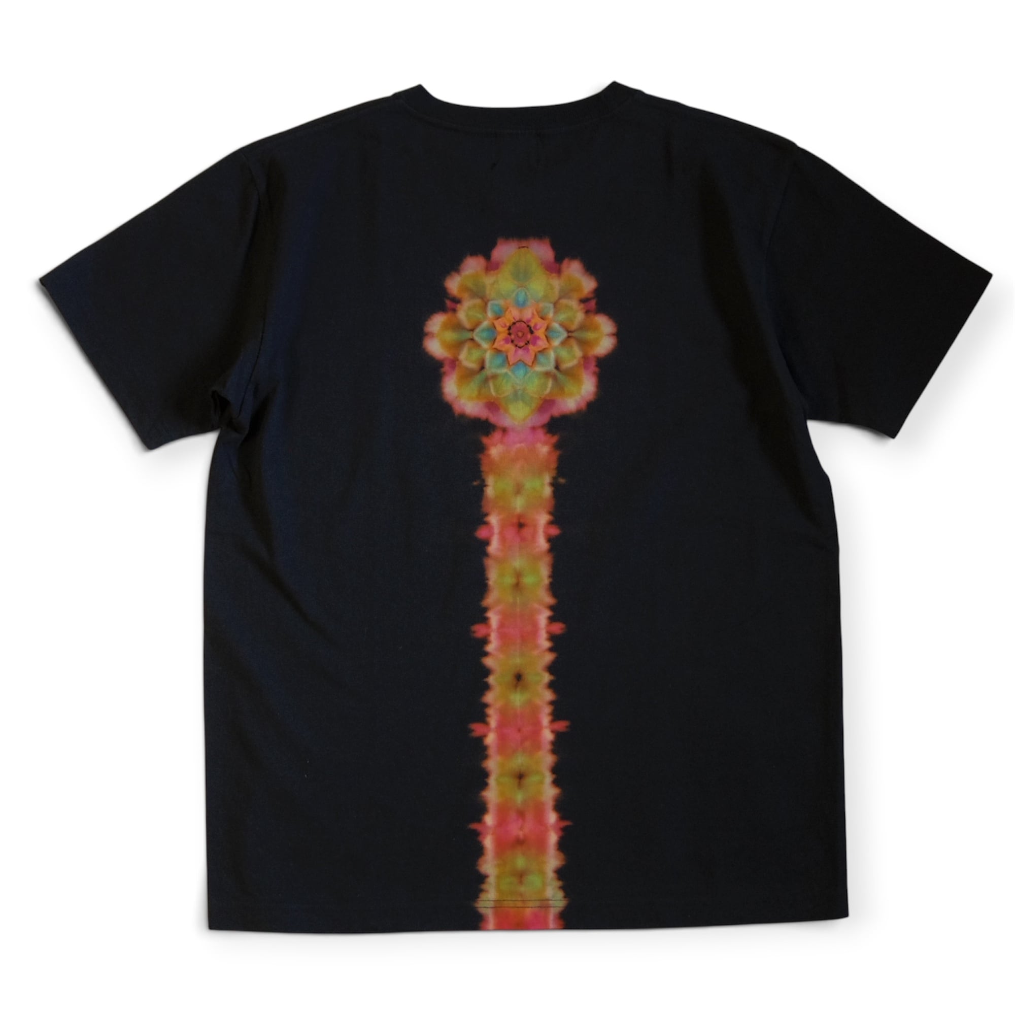 “曼荼羅染め×抜染” -nukizome- TIE DYE T-SHIRT 《L》