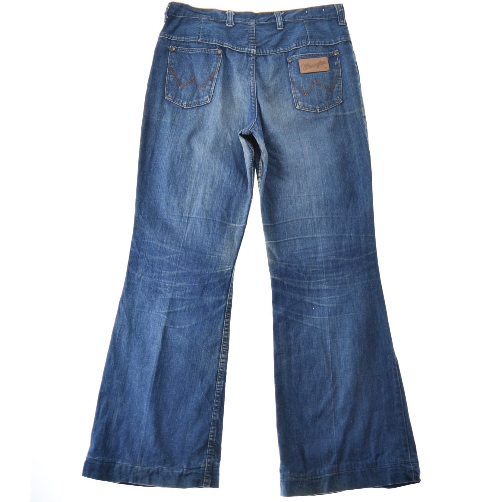 's   's "Wrangler" Boot Cut Flare Denim Pants Made In USA