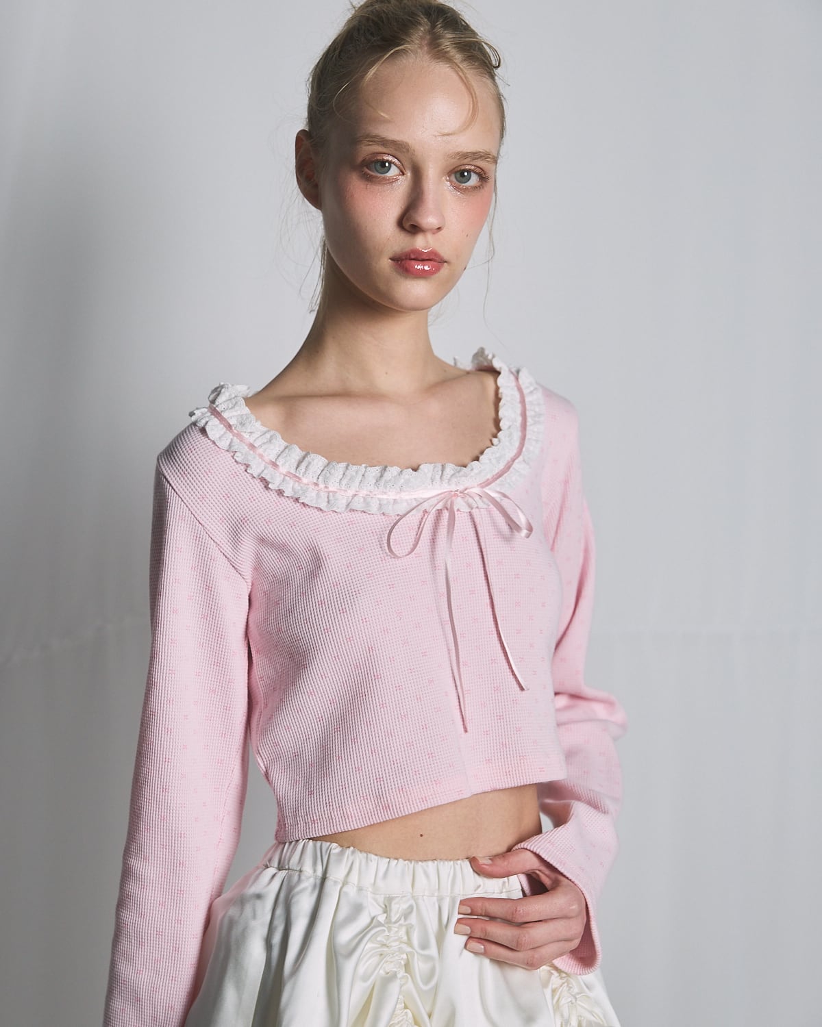 S/S ワッフルレーストップス | lilLilly official webstore
