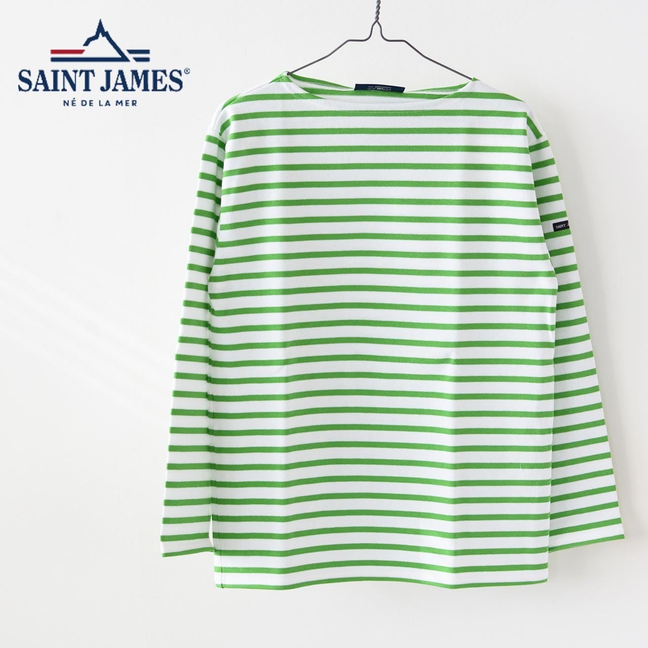 美品】SAINT JAMES セントジェームス ウェッソン グリーン T5