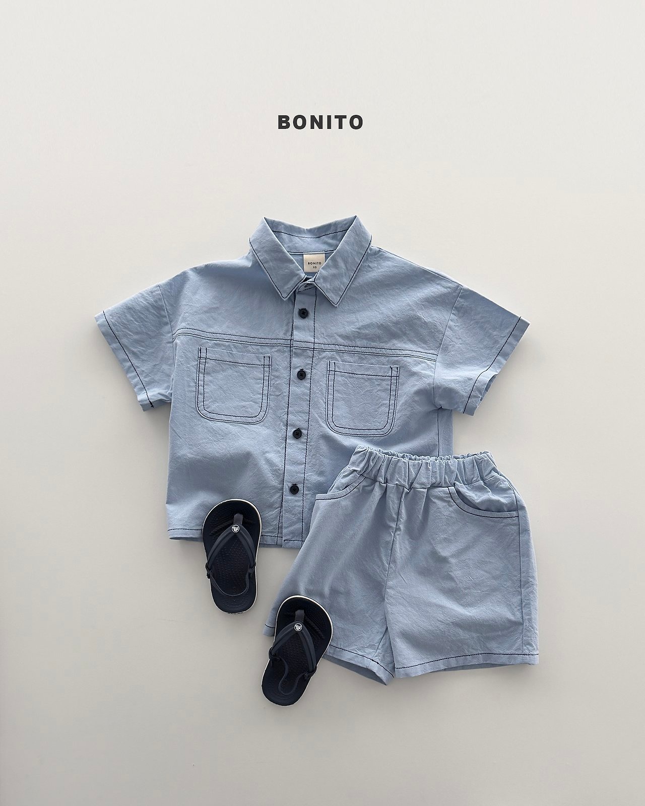 [BONITO] Two-Pocket Linen Set-up / [보니토] 투포켓린넨세트