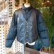 80's "Schott" 2way leather down jacket / 80年代 "ショット" 2ウェイ レザー ダウンジャケット