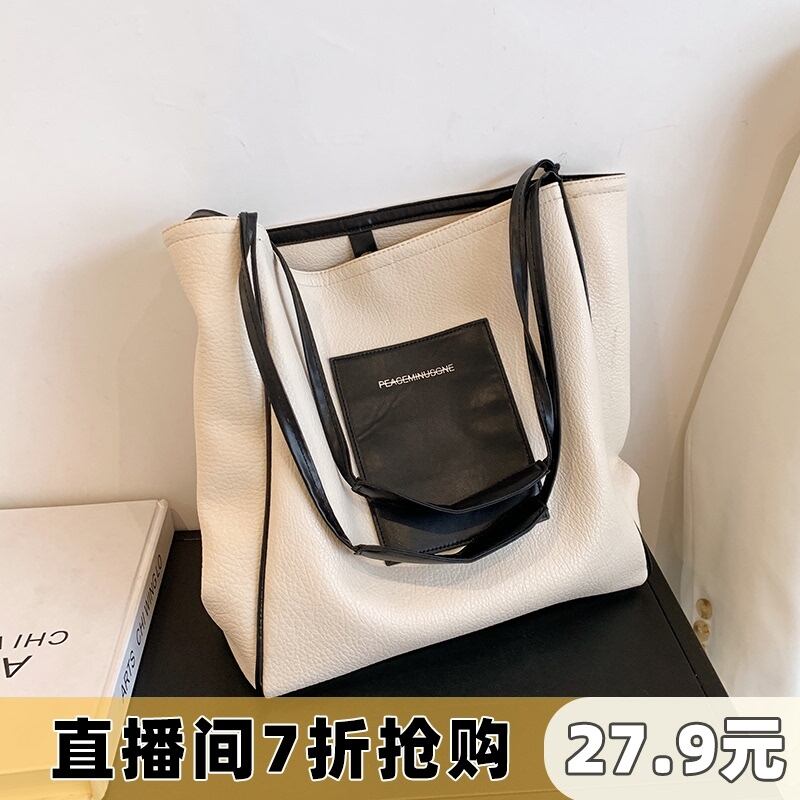 サマーショルダーバッグレッド 夏物 トートバッグ 手作りハンドバック99369857104