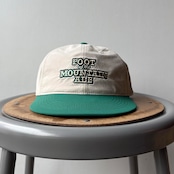 TACOMA FUJI RECORDS FOOT OF THE MOUNTAIN ALE LOGO CAP designed by Jerry UKAI NATURAL x GREEN