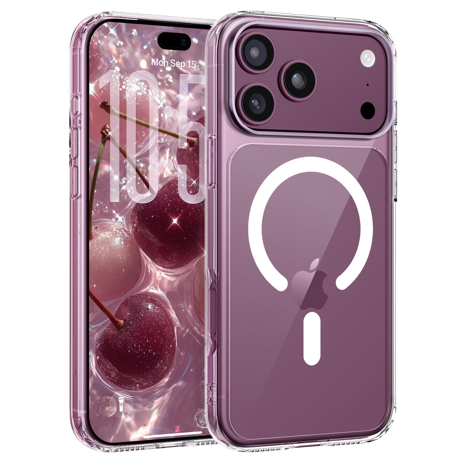 VENINGO iPhone 18 Pro/17 Pro 用 ケース クリア 黄変防止 MagSafe対応