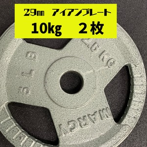 29㎜　アイアンプレート　15kg　2枚