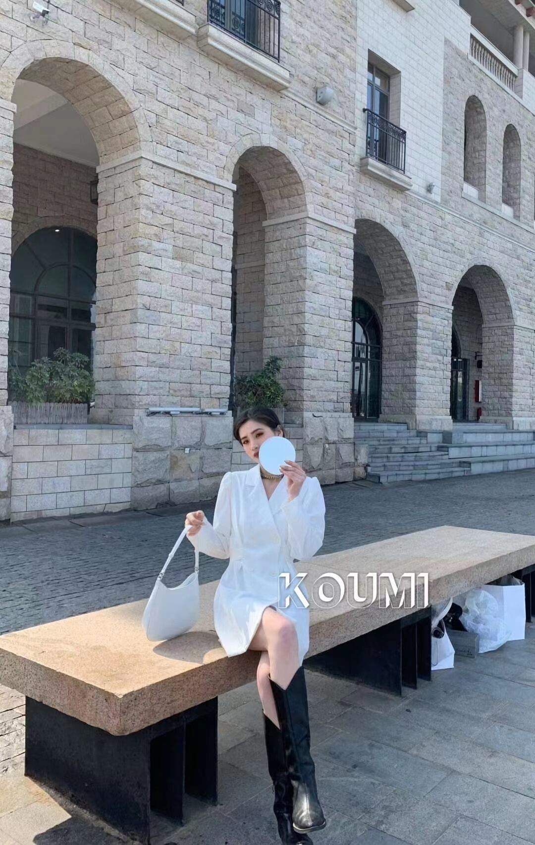 ワンピース風　ダブルジャケット　AJ42441-605　