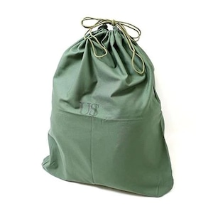 MILITARY　DEAD STOCK US SATEEN LAUNDRY BAG　アメリカ軍放出品　ランドリーバッグ　OD