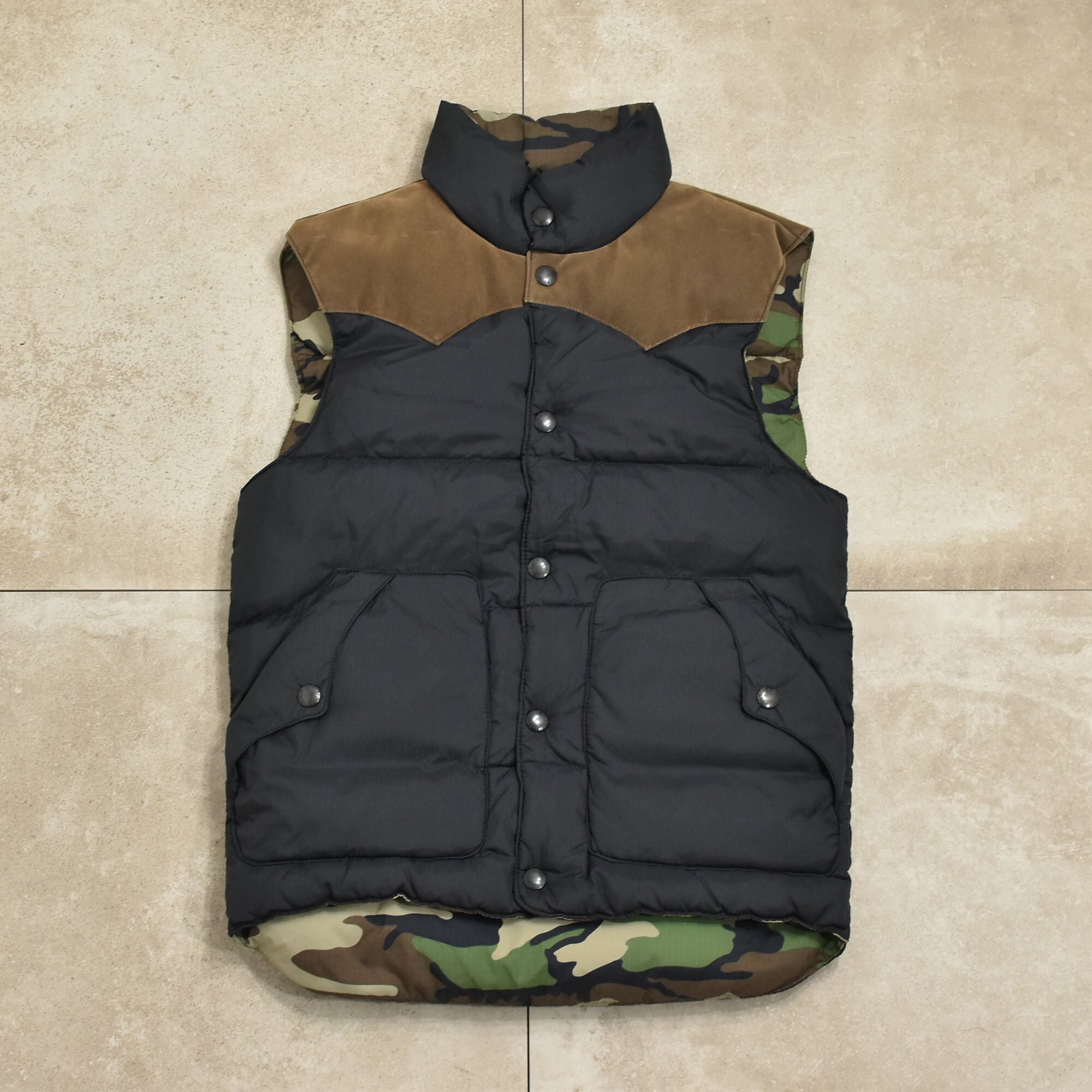 DENIM&SUPPLY Ralph Lauren down vest | 古着屋 grin days memory