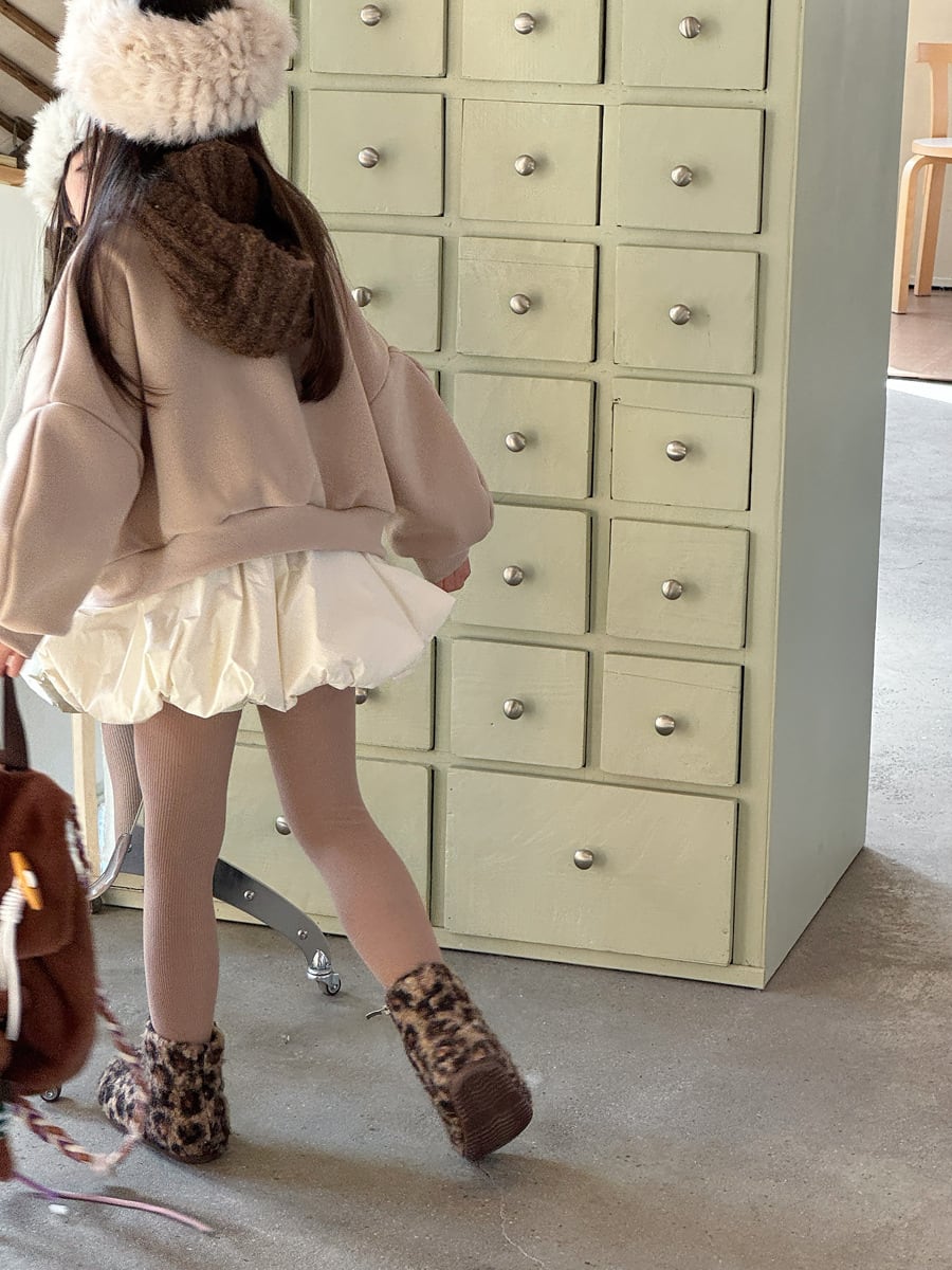 26ショート丈裏起毛トレーナー