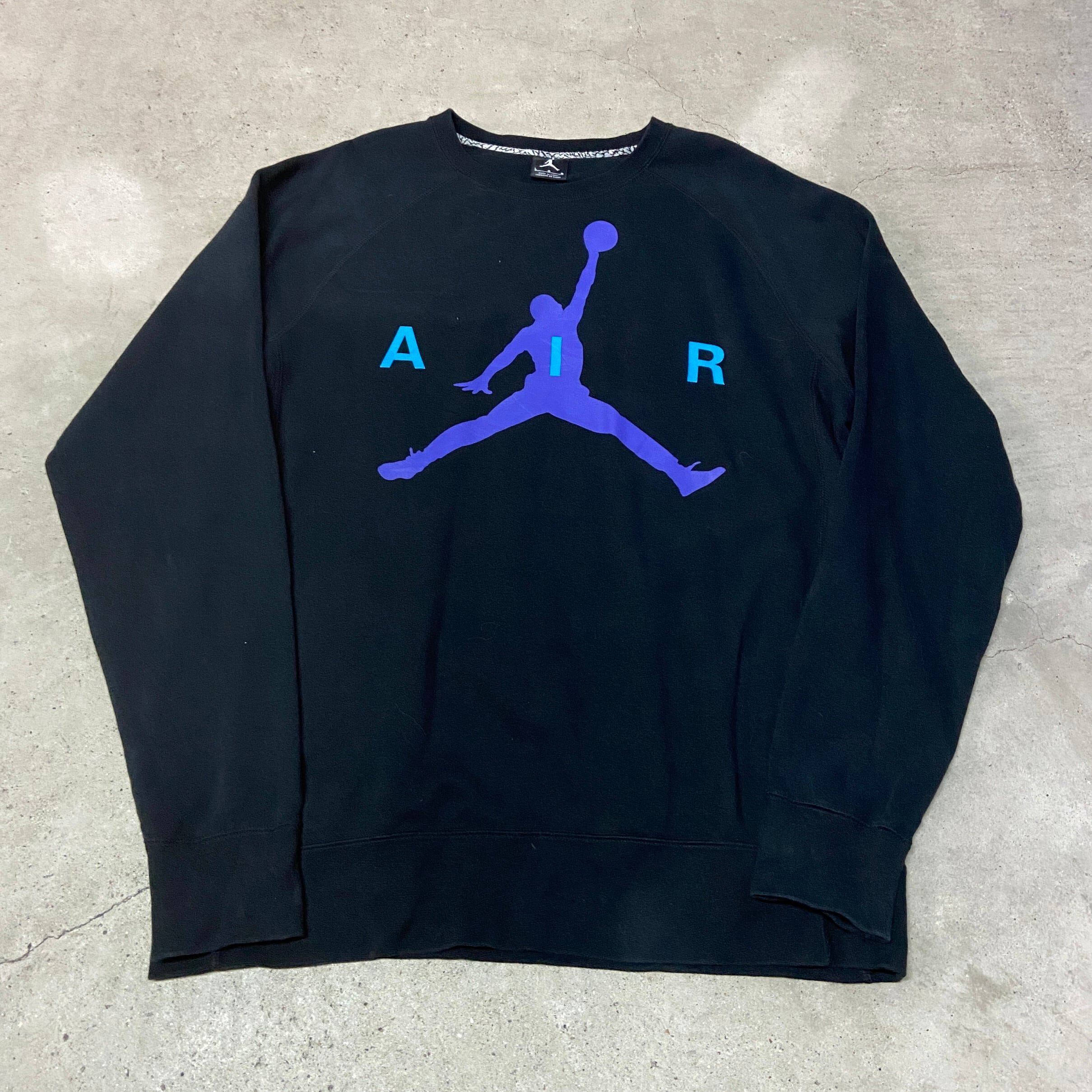 AIR JORDAN エア ジョーダン ロゴプリント スウェットシャツ メンズL 