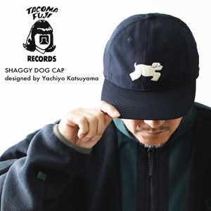 TACOMA FUJI RECORDS [タコマフジレコード] SHAGGY DOG CAP designed by Yachiyo Katsuyama [TCM26-022] ロゴキャップ・ベースボールキャップ・刺繍・NAVY・MEN'S / LADY'S [2026AW]