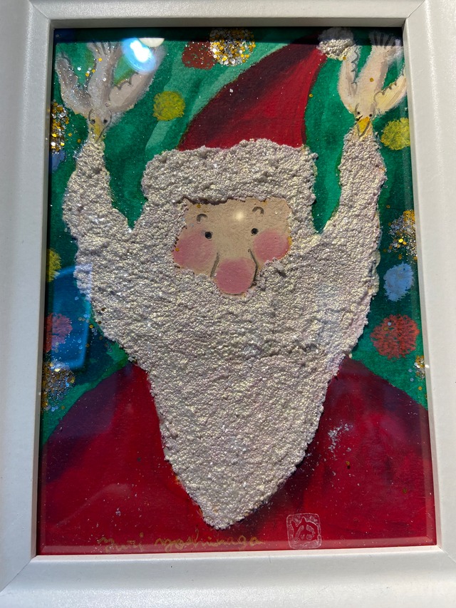 原画《幸せを呼ぶサンタクロース》送料無料！