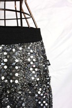 Spangled mini skirt Made in U.S.A