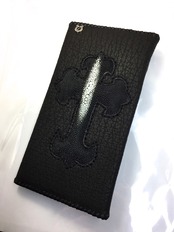 SHARK SKIN WALLET Spider web Buttons / シャークスキンウォレット・スパイダーウェブボタン