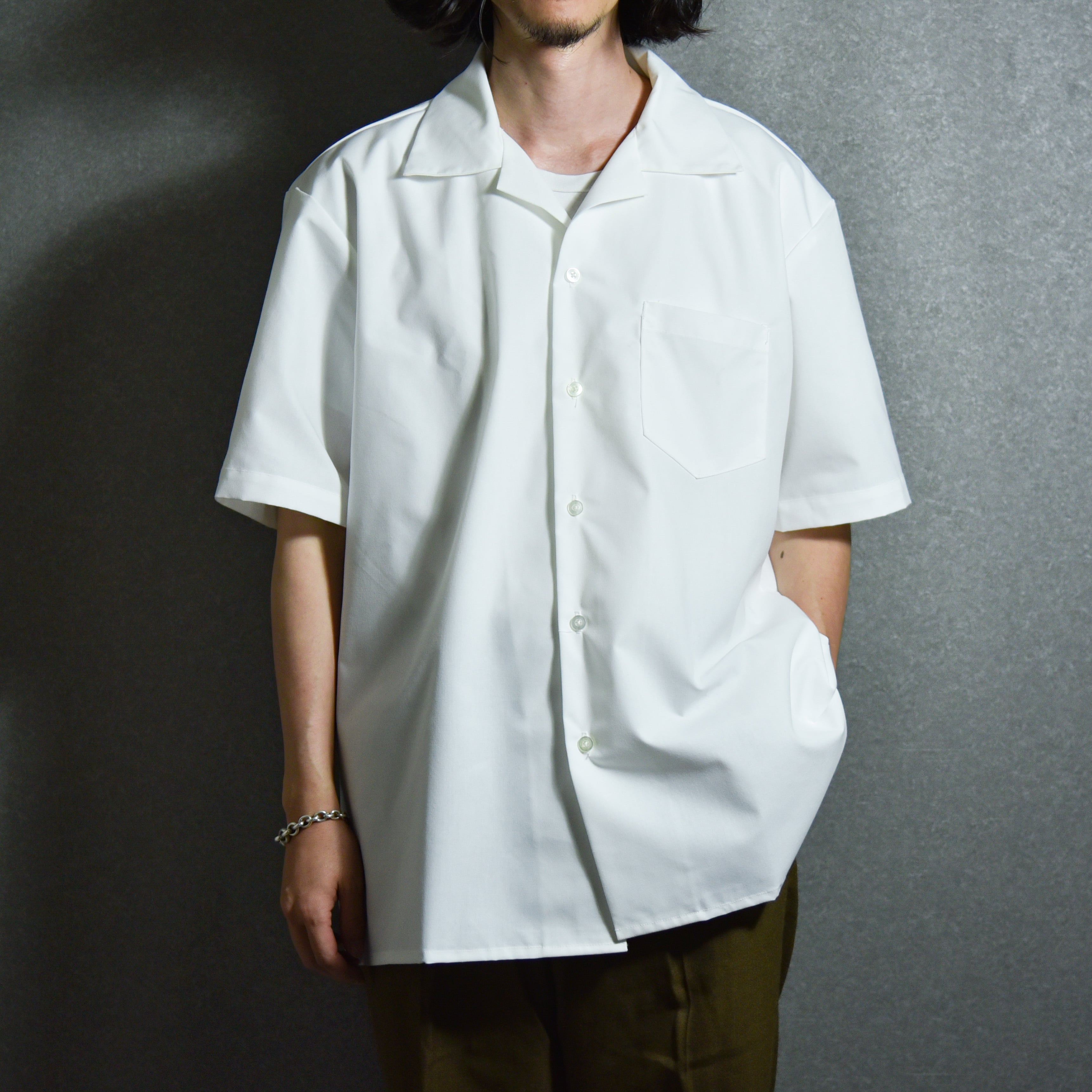 DEAD STOCK】US Army Open Collar Short Sleeve Shirtsアメリカ軍