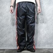 side snap nylon pants