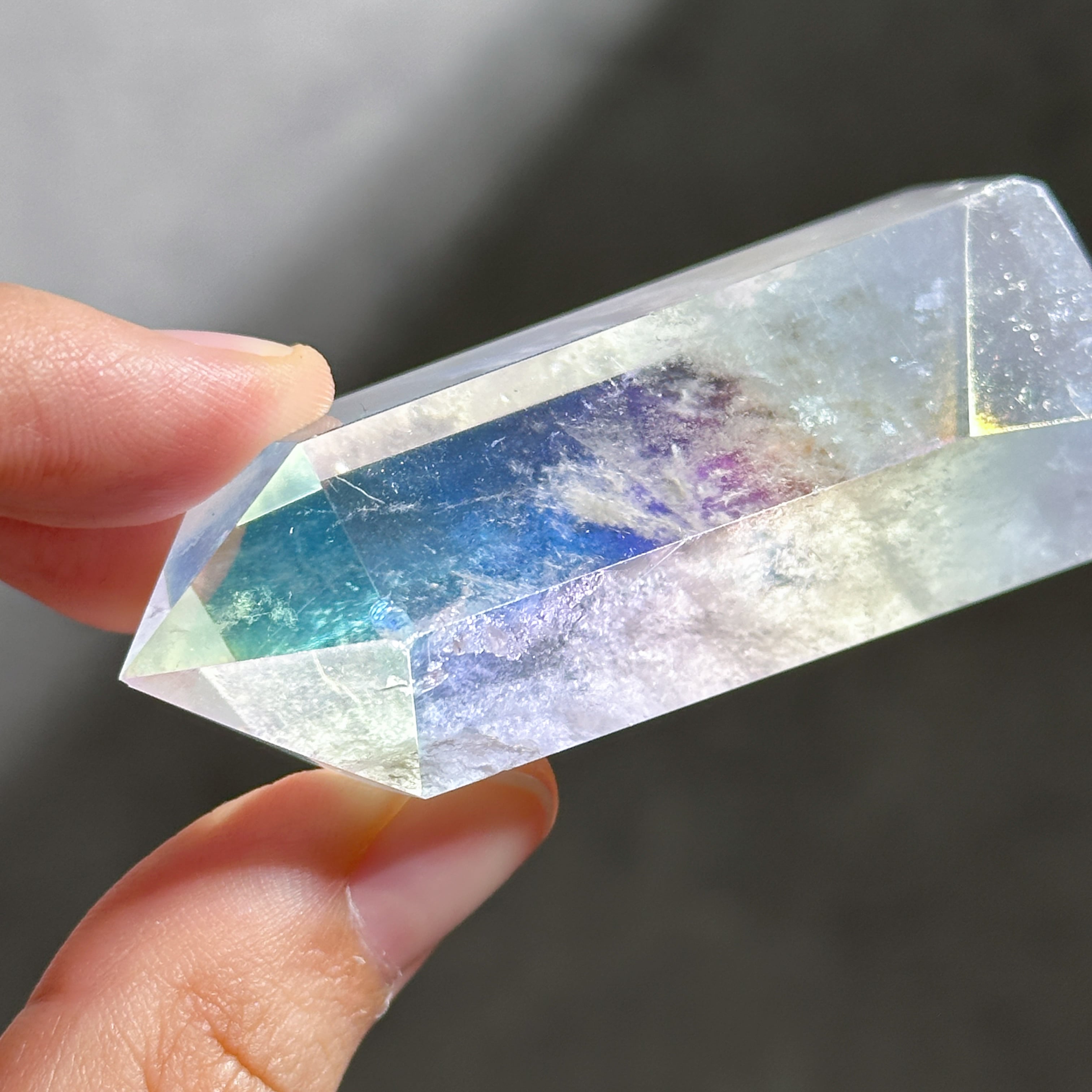 透明感◎エンジェルオーラクォーツ タワー91◇ Angel Aura Quartz
