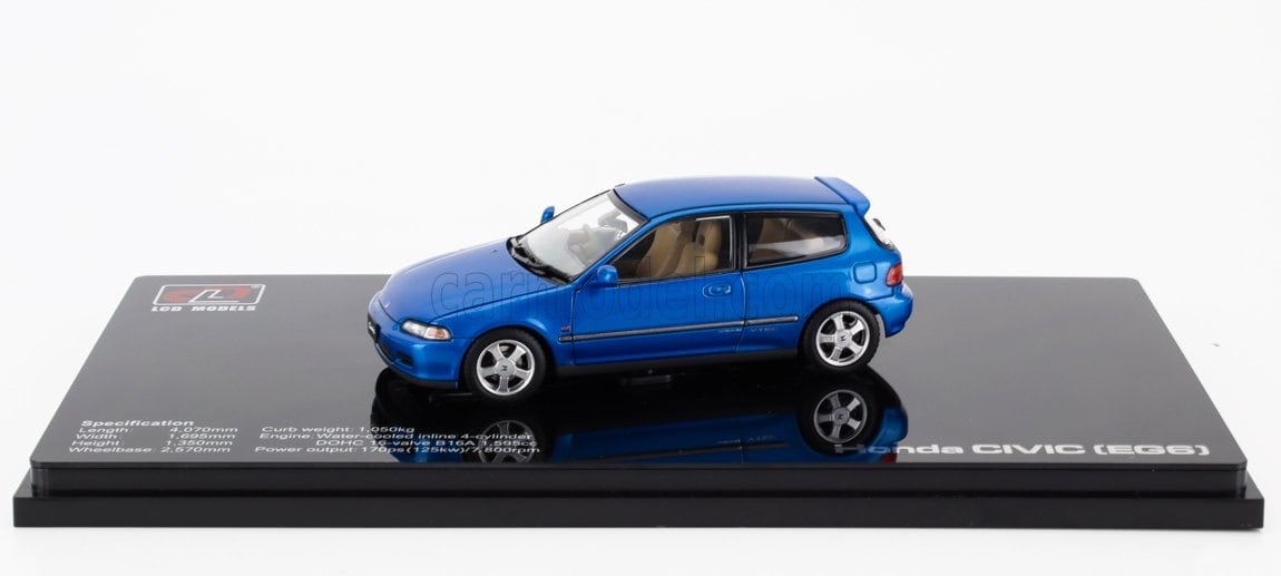 ミニカー 1/43 ホンダ シビック LCD-MODEL 1/43 HONDA CIVIC SIR II