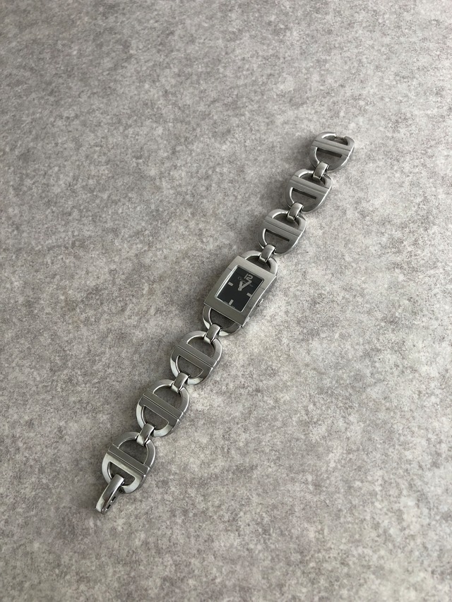 Christian Dior クリスチャン ディオール マリス 腕時計 シルバー スクエア ステンレススチール クウォーツ D78-109 vintage ヴィンテージ オールド esyj68