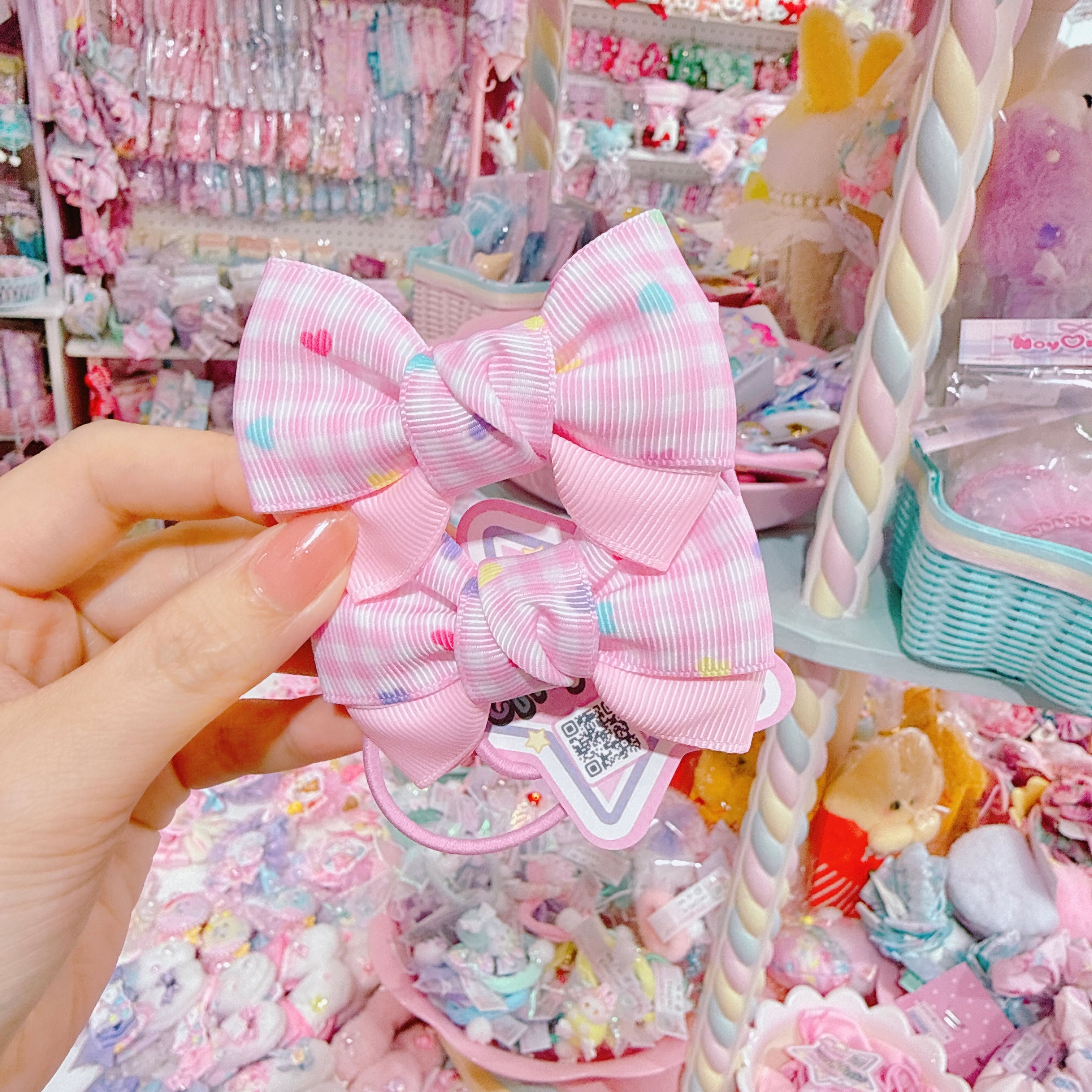 【K6】87-3シンプルツインヘアゴム