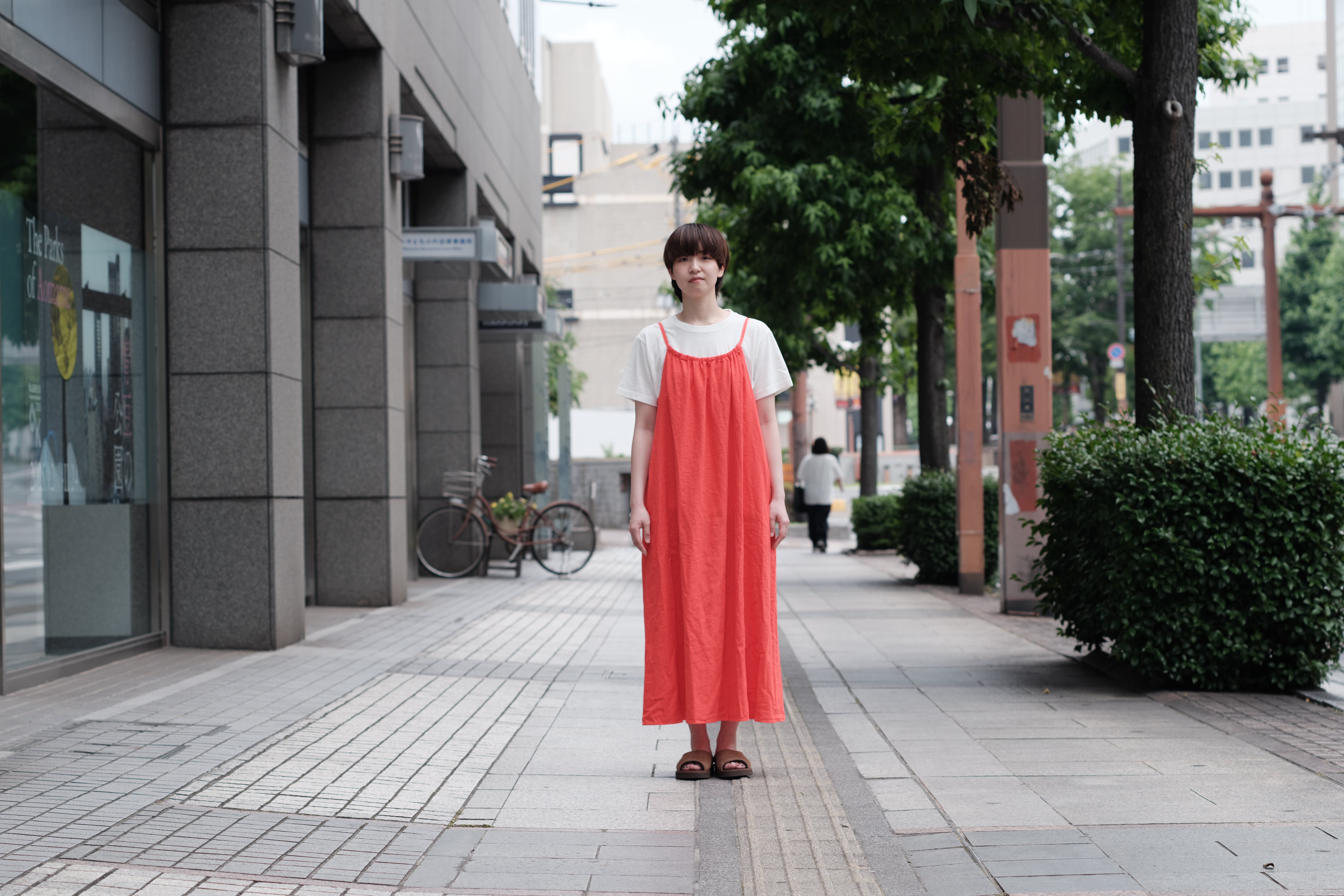 maillot】 linen rich cami OP | theater(シアター)