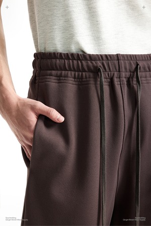 HeiQスマート温度調節 立体裁断カーブスウェットパンツ