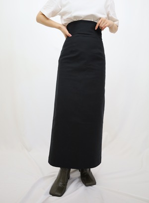 High-waist pencil skirt