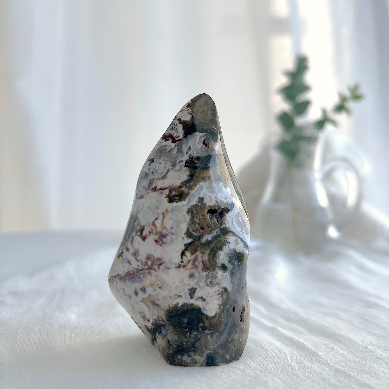 オーシャンジャスパー*フレイム*250801-02*天然石*置き物*インテリアストーン