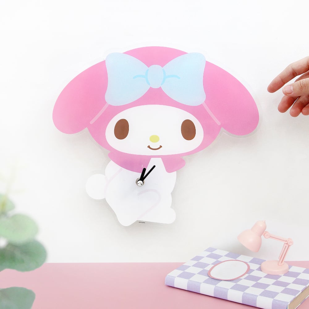 韓国限定 公式】sanrio characters acryl wall clock 5types