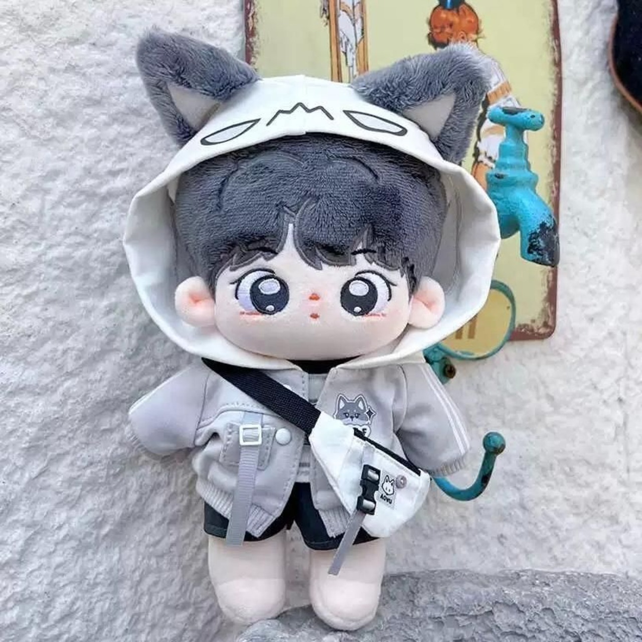 20cm ぬいぐるみ服 着せ替え お出かけ ぬい活 推し活 推しぬい 綿人形  