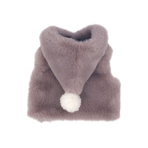 Bobble Fur Crop Vest（Choco） / monchouchou