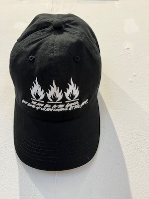 ila stencil service / smell(s)like original fire pattern embroidery cap