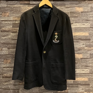 RALPH LAUREN NAVY BLAZER EMBLEM