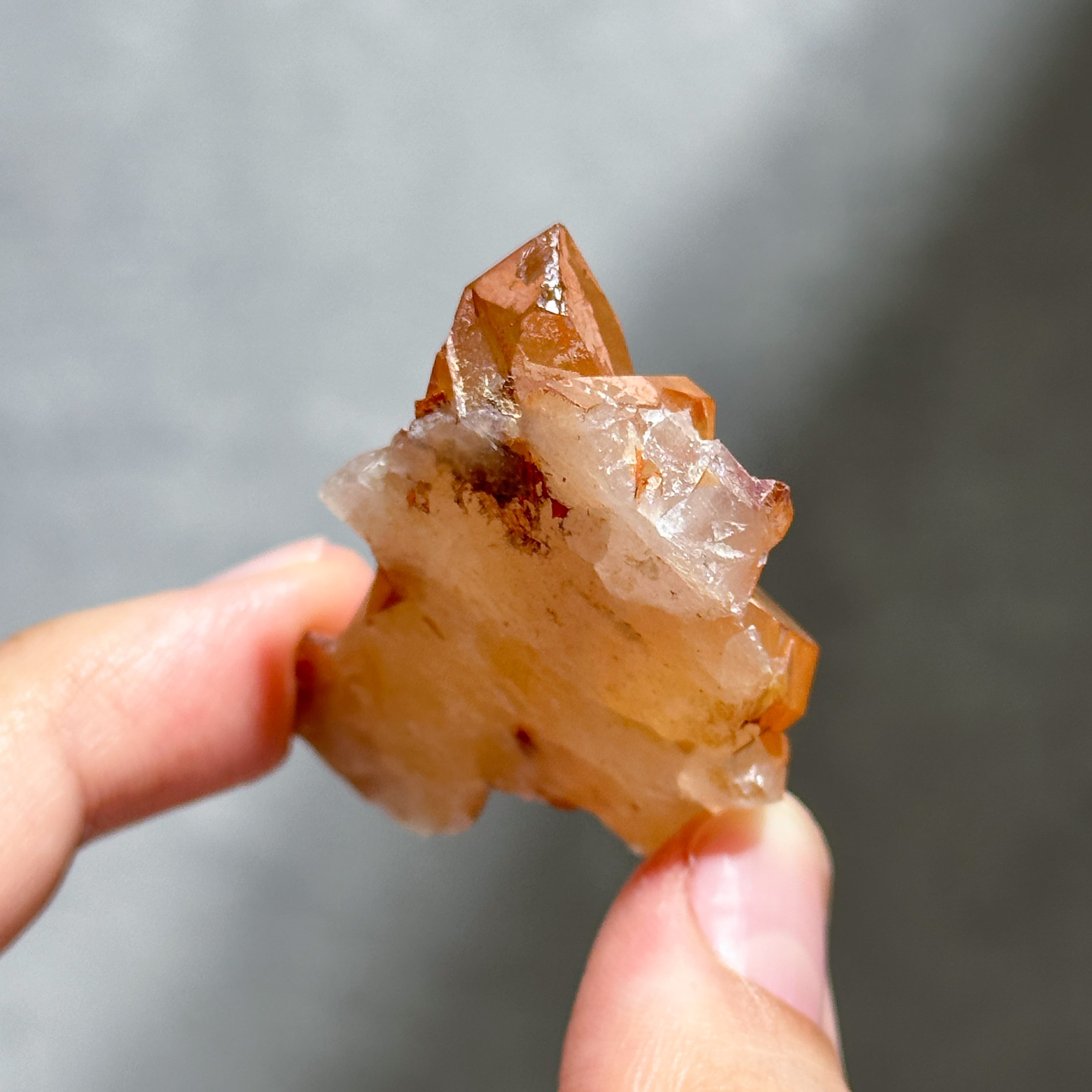 タンジェリンクォーツ クラスター62◇ Tangerine Quartz ◇ 天然石