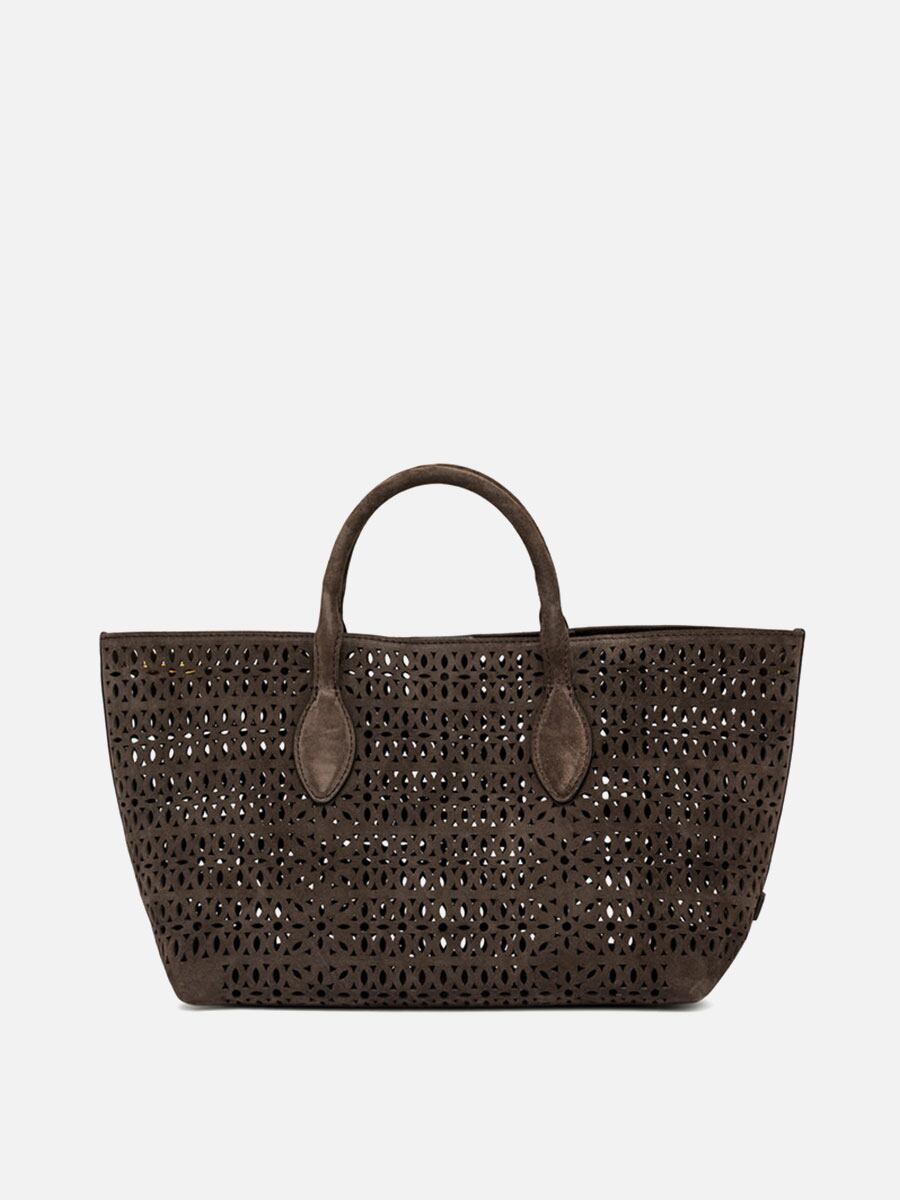 GIANNI CHIARINI レディース バッグ スエード Moka
