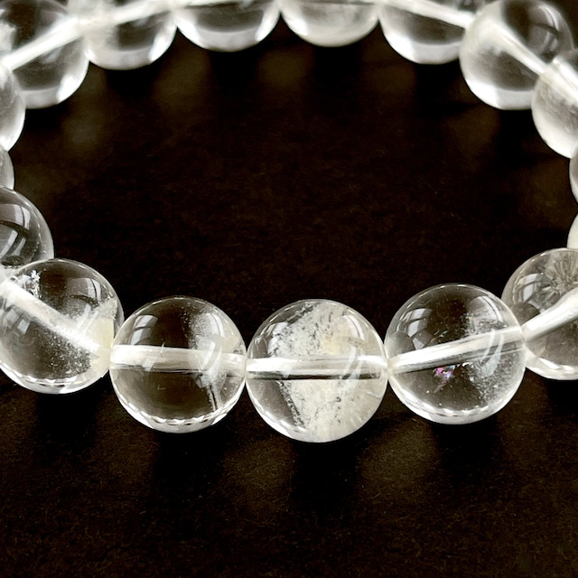 山入り水晶✧ホワイトファントムクォーツ ブレスレット✧