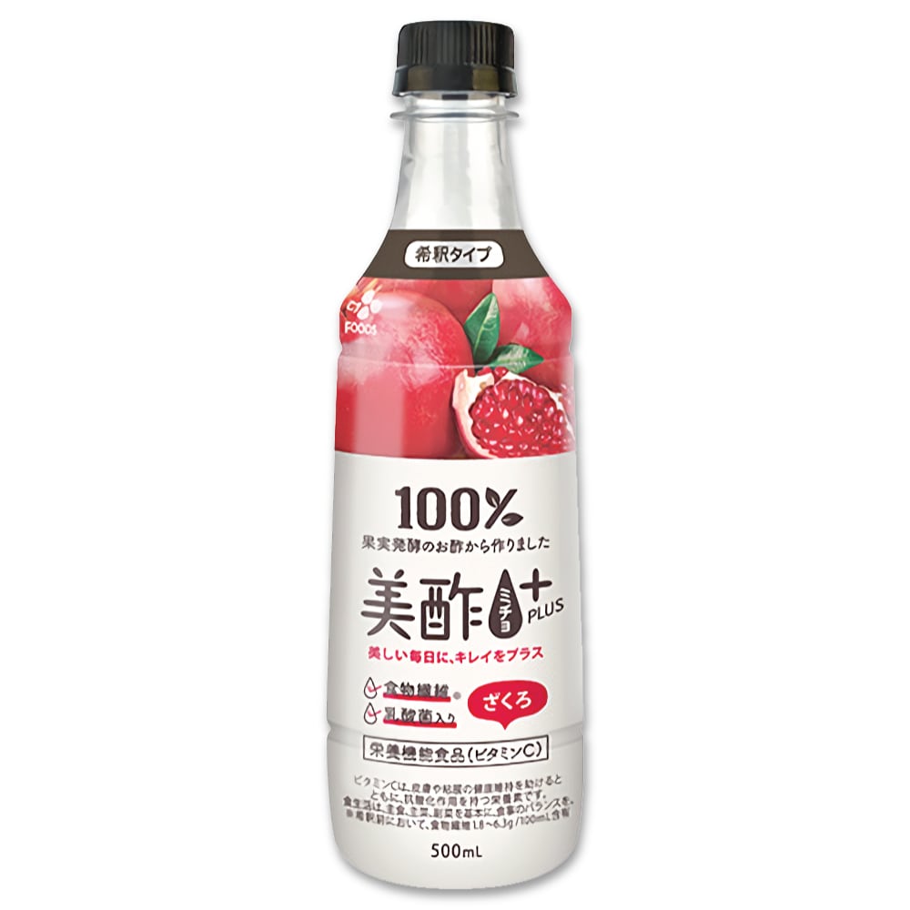美酢プラス ザクロ 500ml 飲むお酢 希釈タイプ CJ ミチョ+ | SESE 美酢プラス ザクロ 500ml 飲むお酢 希釈タイプ CJ ミチョ+ | SESE