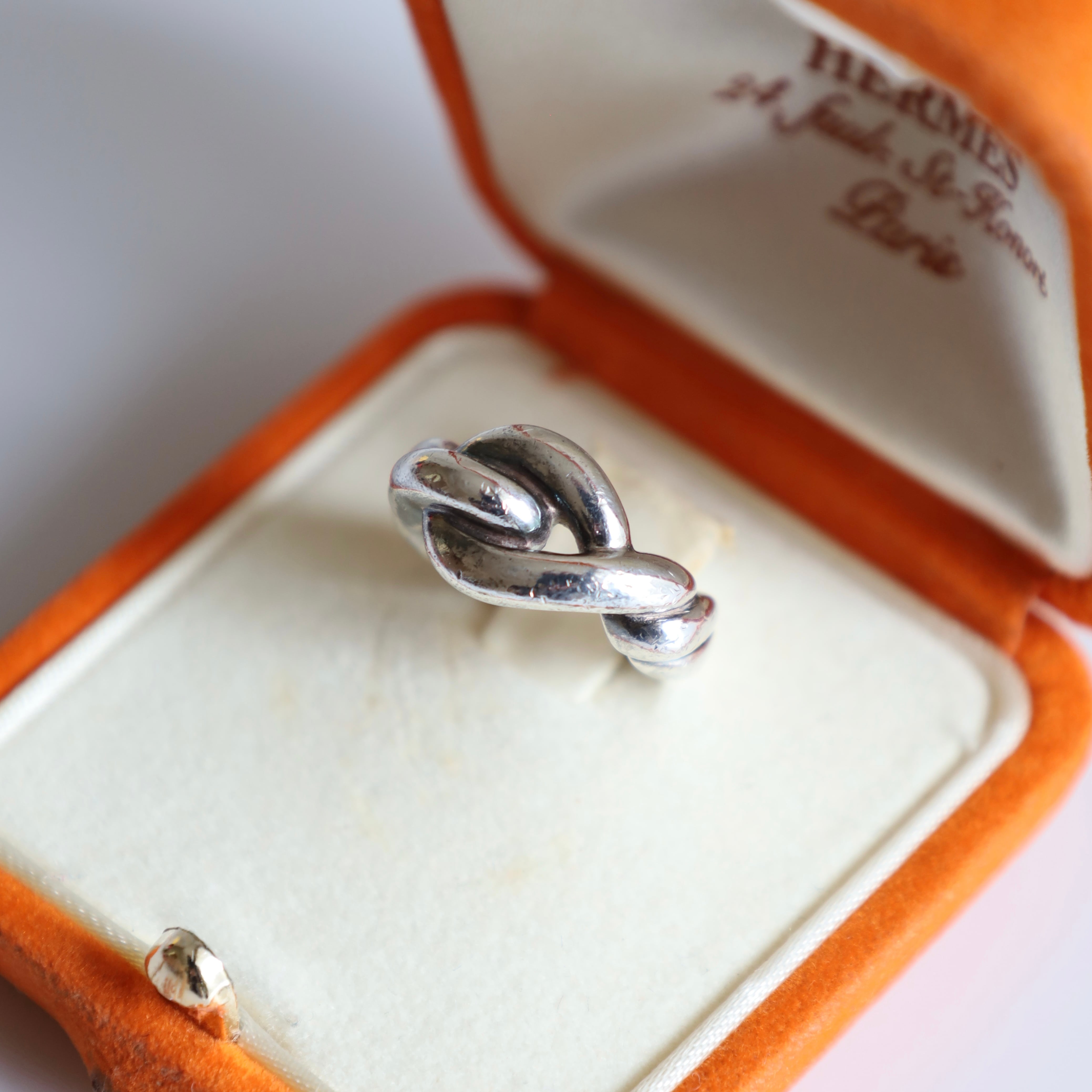 vintage HERMES Torsade Ring | Dieu d'or vintage HERMES Torsade Ring | Dieu d'or