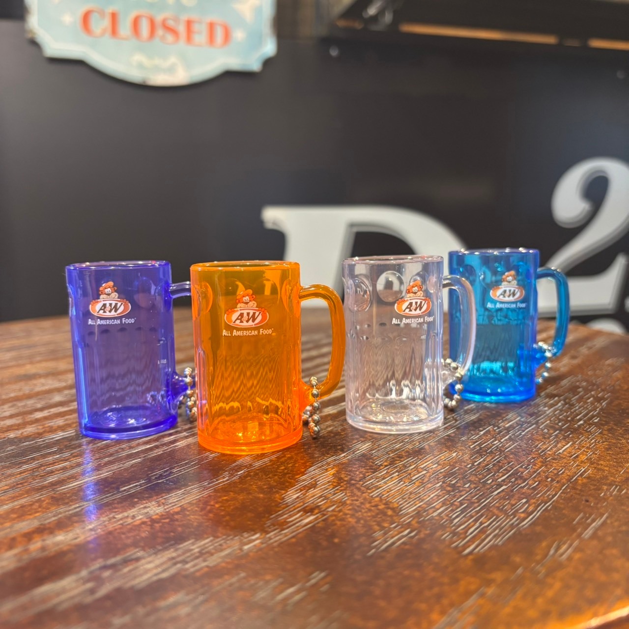 【A&W】 MINI ROOT BEER MUG KEYCHAIN