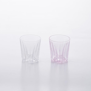 SAKURASAKU glass (サクラサクグラス) Sake(サケ) 【紅白】 ペアセット 木箱入り