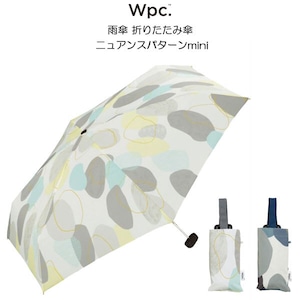 Wpc. 雨傘 折りたたみ傘 ニュアンスパターンmini