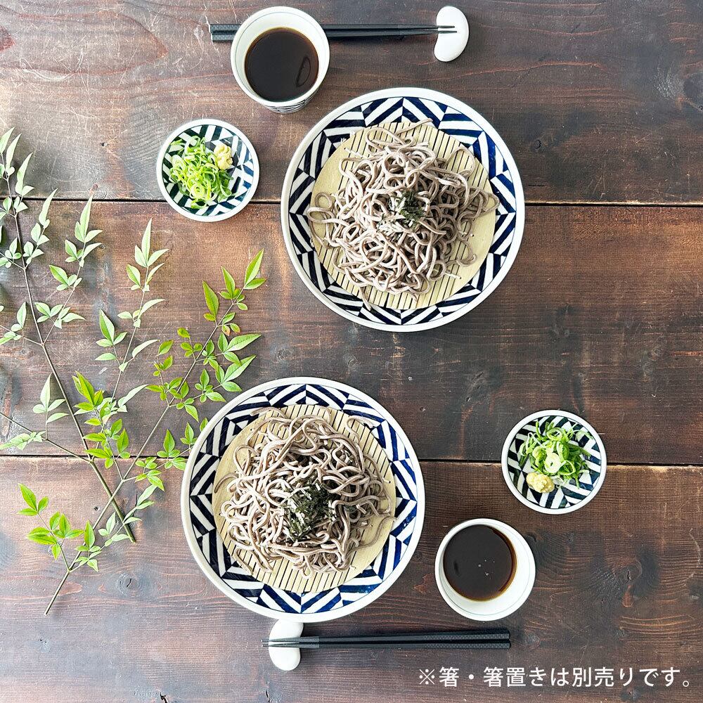 そば用食器 江戸紋様 二人用 ざるそばセット | みのさらら